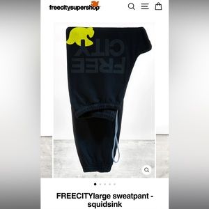 Black Free City Sweatpants